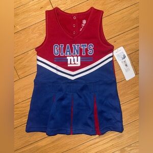 NFL TEAMS GIANTS toddler dress.
